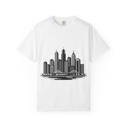 Chicago Skyline T-Shirt — Minimal Cityscape Tee