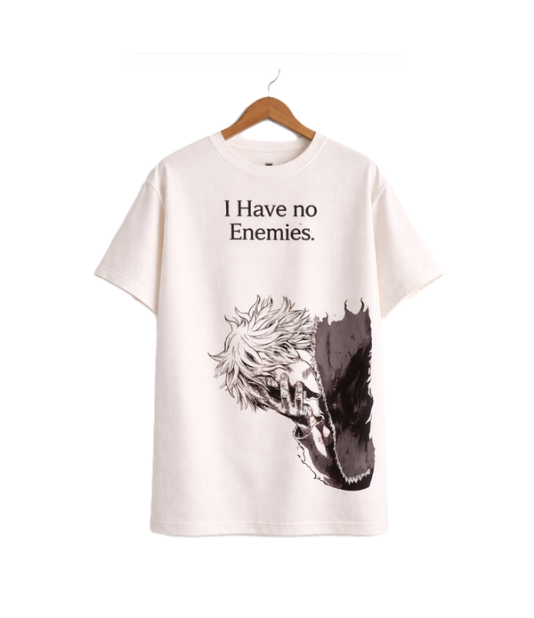 I Have No Enemies Anime T-Shirt-Streetwear Oversized Unisex Shirt