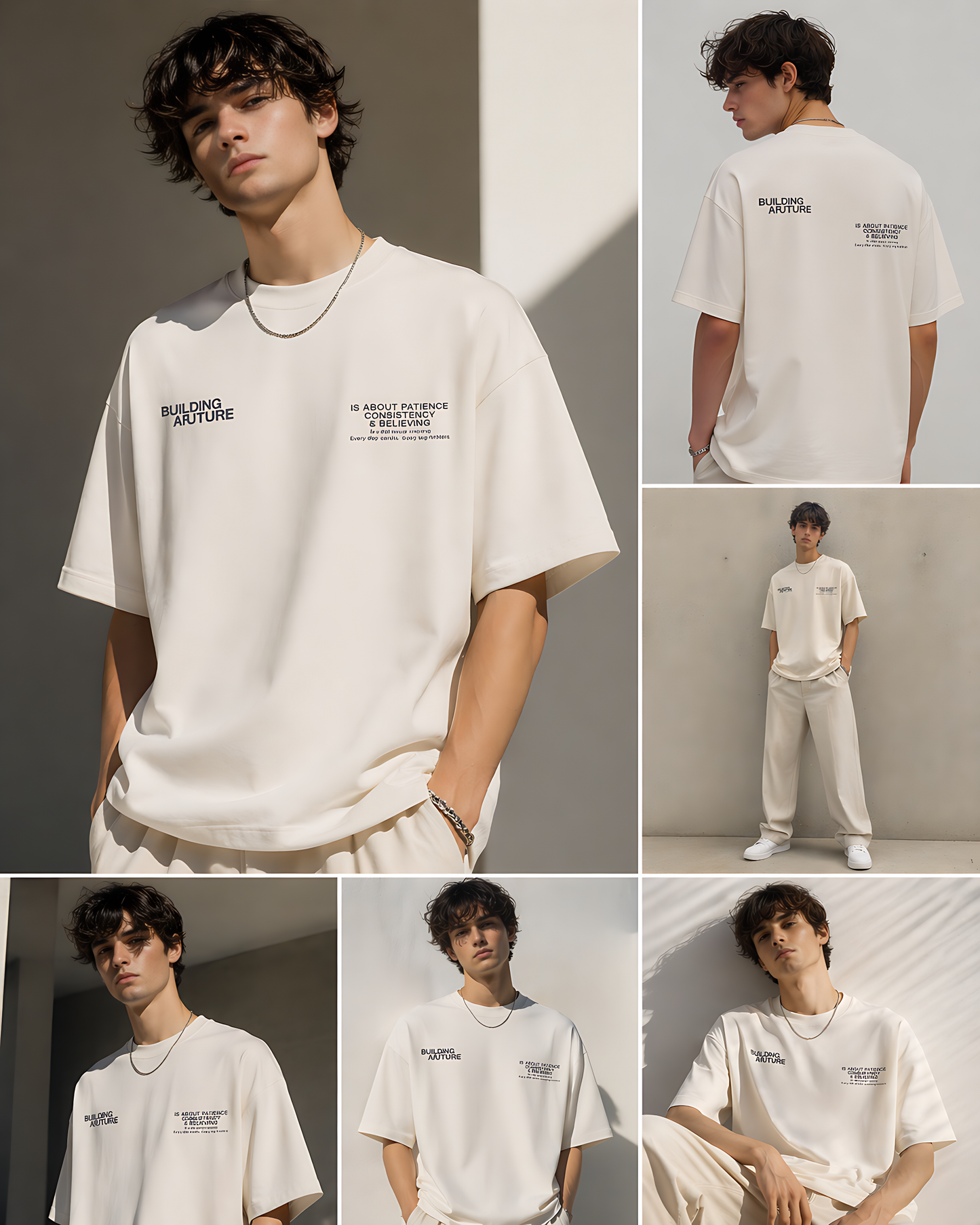T-Shirt – “Building a Future” Premium Oversized Tee  Aesthetic Streetwear  Motivational Typography Shirt  TFP Brand